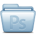 Adobe Photoshop Blue Icon 72x72 png